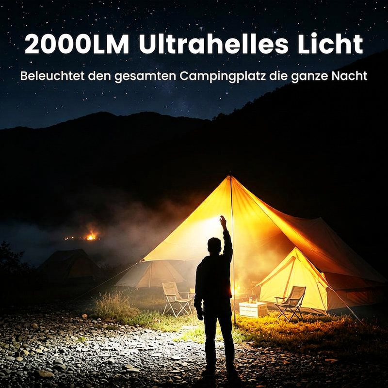 📢📢50% RABATT !!⏰Tragbares multifunktionales LED-Notlicht