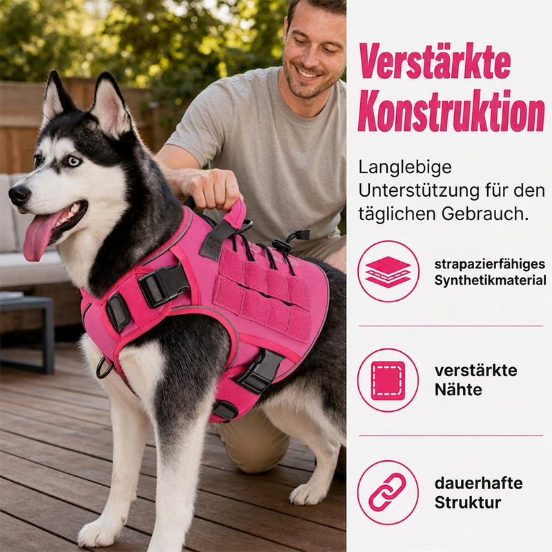 🐾 50 % Rabatt ! Taktisches Hundegeschirr – Volle Kontrolle, perfekter Sitz! 🛡️ Wasserabweisend, praktischer Griff, extrem robust 🐕