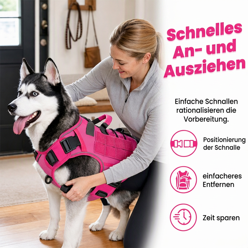 🐾 50 % Rabatt ! Taktisches Hundegeschirr – Volle Kontrolle, perfekter Sitz! 🛡️ Wasserabweisend, praktischer Griff, extrem robust 🐕