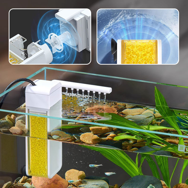 🌊 50 % Rabatt! Multifunktionaler Mini-Aquariumfilter – Filterung, Umwälzung & Belüftung 🐠 Flüsterleise, kompakt & leicht zu reinigen