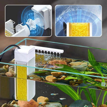 🌊 50 % Rabatt! Multifunktionaler Mini-Aquariumfilter – Filterung, Umwälzung & Belüftung 🐠 Flüsterleise, kompakt & leicht zu reinigen