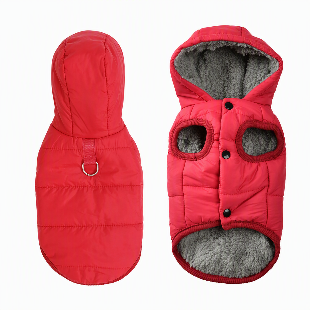 🐶 50 % Rabatt ! Verdickte Hunde-Winterweste – Perfekt für eisige Gassirunden! ❄️ Kälteschutz mit Fleecefutter, stabiler Anlein-Ring, winddicht 🐾 Nur für kurze Zeit ⏱️