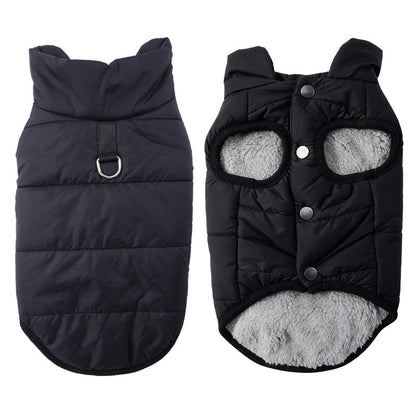 🐶 50 % Rabatt ! Verdickte Hunde-Winterweste – Perfekt für eisige Gassirunden! ❄️ Kälteschutz mit Fleecefutter, stabiler Anlein-Ring, winddicht 🐾 Nur für kurze Zeit ⏱️