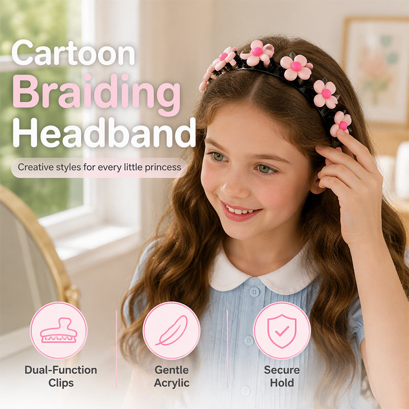 💥🎉1 Kaufen, 1 Gratis erhalten! 🥳💞 Über 68.000 Stück verkauft!🎀Niedliche geflochtene Haarspange für Kinder🎁