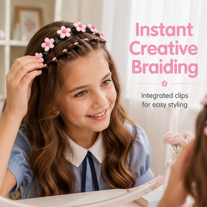 💥🎉1 Kaufen, 1 Gratis erhalten! 🥳💞 Über 68.000 Stück verkauft!🎀Niedliche geflochtene Haarspange für Kinder🎁