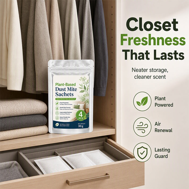 🌿 50% RABATT! 🌸 Milbenabwehr-Beutel mit Pflanzenformel – für Bett, Kissen, Matratze & Kleiderschrank, frischer Duft