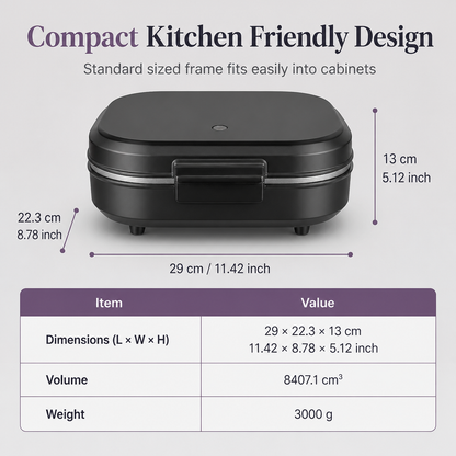 🍳✨ Smarter Frühstücksbereiter – 50 % Rabatt! Doppelte Kochplatten, Antihaftbeschichtung, Edelstahl – Frühstück in Minutenschnelle 💪