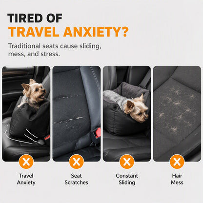 🐶 50 % Rabatt ! Halbgeschlossener Auto-Hundesitz – Sicher reisen, rundum geschützt! 🛡️ Kratzfest & schmutzabweisend, integrierter Gurt, weich gepolstert 🚙 Limitiertes Angebot ⏰