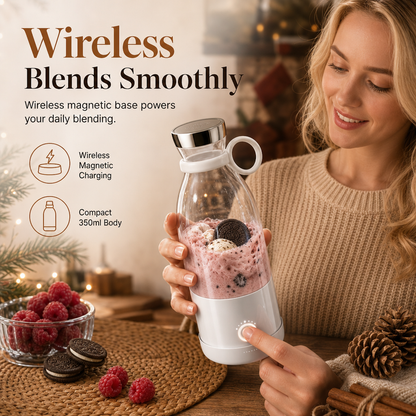 🍓 50 % Rabatt ! Tragbarer Mini-Standmixer – Frische Smoothies überall! 🥤 4 starke Klingen, magnetisches Laden, wasserdicht ⚡ Limitiertes Angebot ⏳