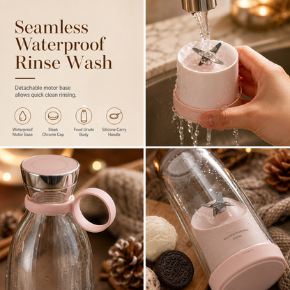 🍓 50 % Rabatt ! Tragbarer Mini-Standmixer – Frische Smoothies überall! 🥤 4 starke Klingen, magnetisches Laden, wasserdicht ⚡ Limitiertes Angebot ⏳