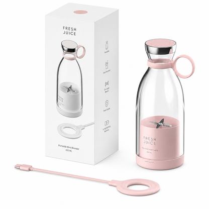 🍓 50 % Rabatt ! Tragbarer Mini-Standmixer – Frische Smoothies überall! 🥤 4 starke Klingen, magnetisches Laden, wasserdicht ⚡ Limitiertes Angebot ⏳