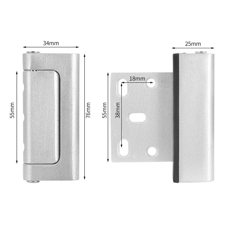 🚪 50 % Rabatt ! Sicherheits-Türschloss – Kein Einbruch, pure Sicherheit! 💪 Robuste Aluminiumlegierung, hält 200 kg stand, schnell montiert 🚨