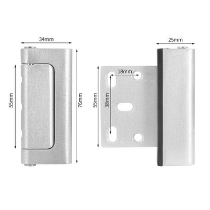 🚪 50 % Rabatt ! Sicherheits-Türschloss – Kein Einbruch, pure Sicherheit! 💪 Robuste Aluminiumlegierung, hält 200 kg stand, schnell montiert 🚨