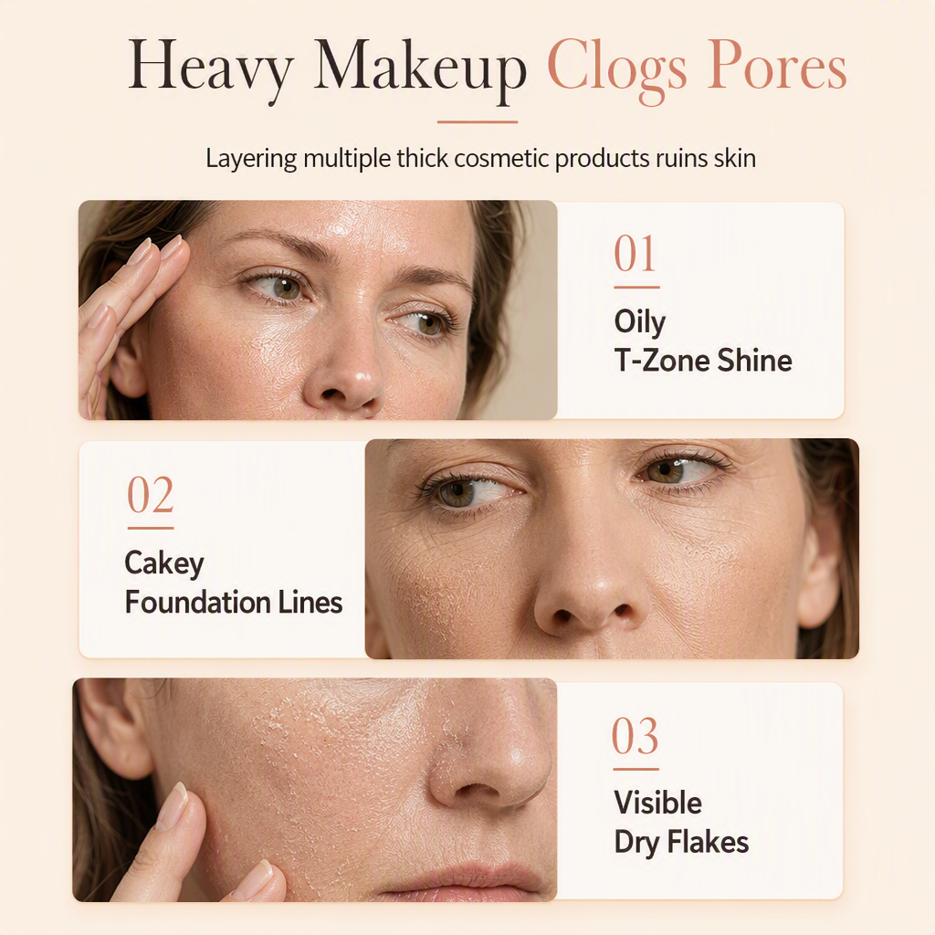✨ 50 % Rabatt ! 2-in-1 Cushion BB Cream & Kompaktpuder – Makelloser Teint, null Maskeneffekt! 🌸 Deckt Rötungen ab, mattiert Glanz, ganztägiger Halt 🛍️