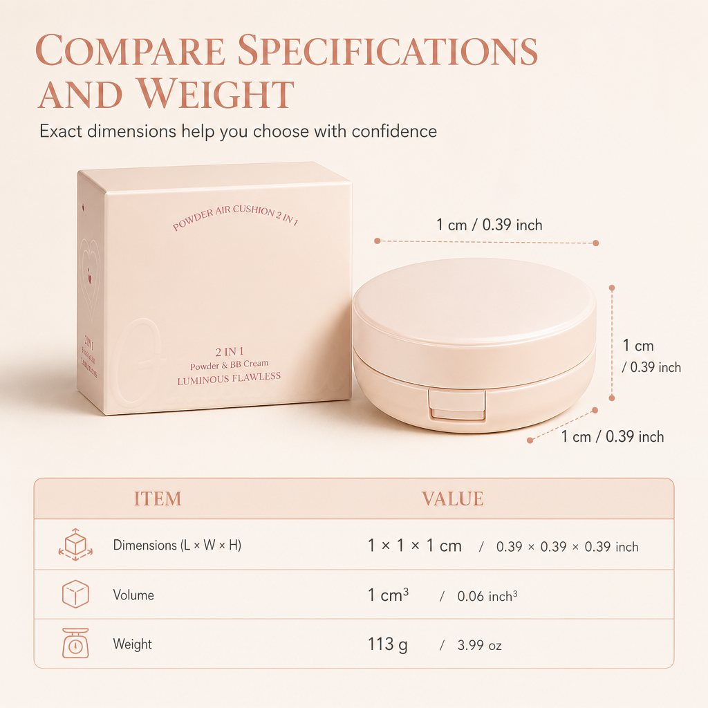 ✨ 50 % Rabatt ! 2-in-1 Cushion BB Cream & Kompaktpuder – Makelloser Teint, null Maskeneffekt! 🌸 Deckt Rötungen ab, mattiert Glanz, ganztägiger Halt 🛍️
