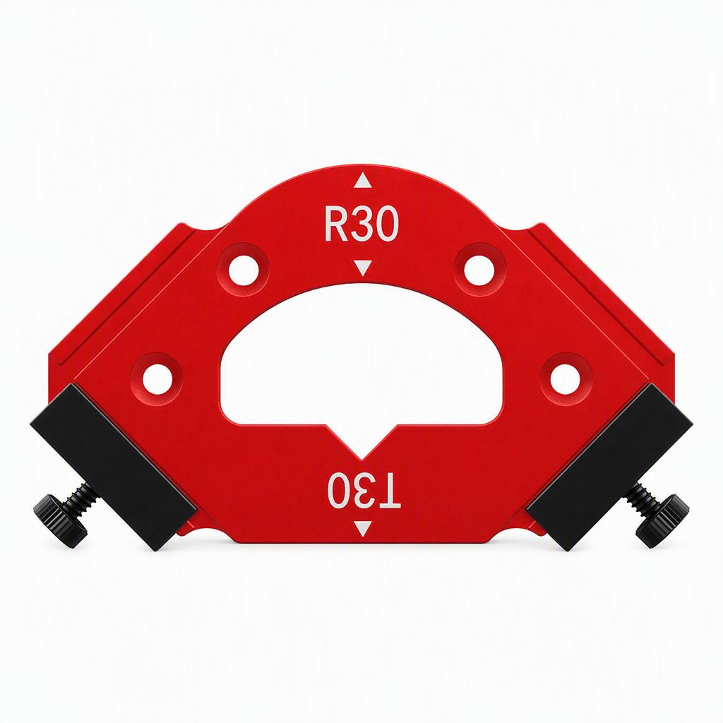 💥 50 % Rabatt ! Alu-Oberfräsen-Schablone – Nie wieder Verrutschen, perfekte Kanten! 📐 CNC-gefräst, feste Anschlagblöcke, präzise R-Winkel ⚡ Limitiertes Angebot ⏳