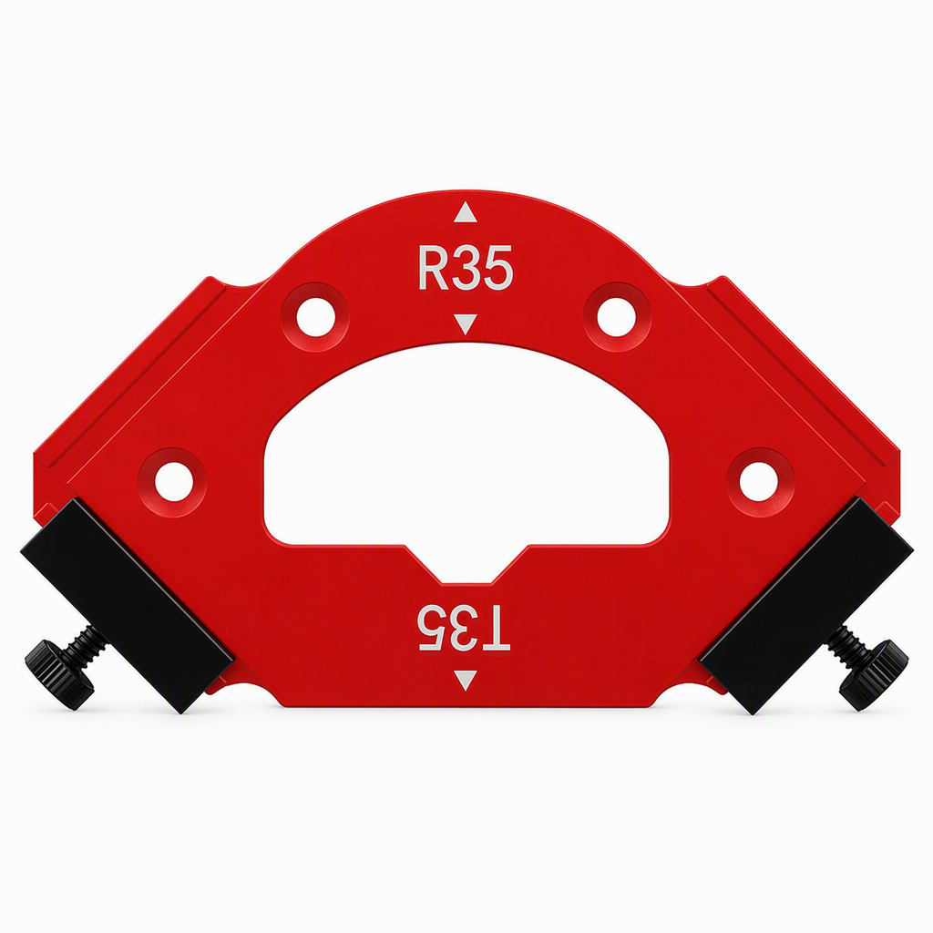 💥 50 % Rabatt ! Alu-Oberfräsen-Schablone – Nie wieder Verrutschen, perfekte Kanten! 📐 CNC-gefräst, feste Anschlagblöcke, präzise R-Winkel ⚡ Limitiertes Angebot ⏳