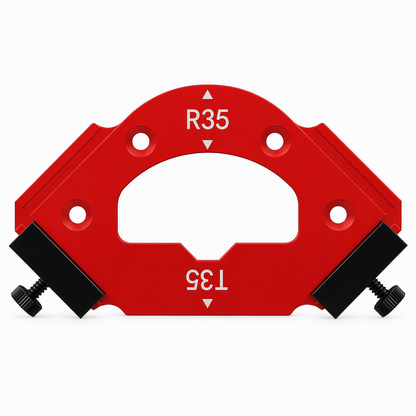 💥 50 % Rabatt ! Alu-Oberfräsen-Schablone – Nie wieder Verrutschen, perfekte Kanten! 📐 CNC-gefräst, feste Anschlagblöcke, präzise R-Winkel ⚡ Limitiertes Angebot ⏳