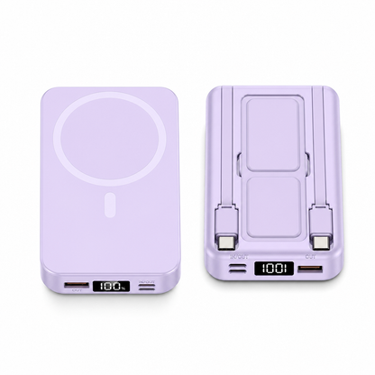 💥 50 % Rabatt! Magnetische Powerbank mit kabellosem Schnellladen – Kabel & Ständer inklusive! 📱 Für unterwegs, bis zu 20.000 mAh 🔋 Limitiertes Angebot ⏳