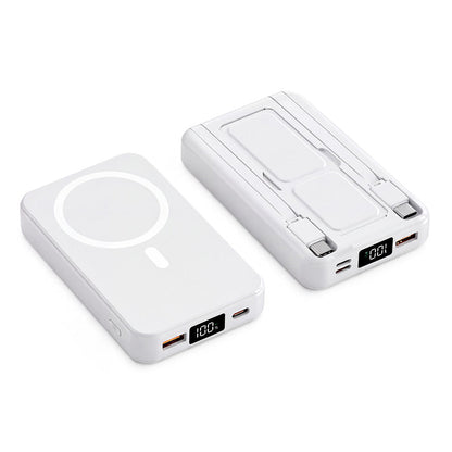 💥 50 % Rabatt! Magnetische Powerbank mit kabellosem Schnellladen – Kabel & Ständer inklusive! 📱 Für unterwegs, bis zu 20.000 mAh 🔋 Limitiertes Angebot ⏳