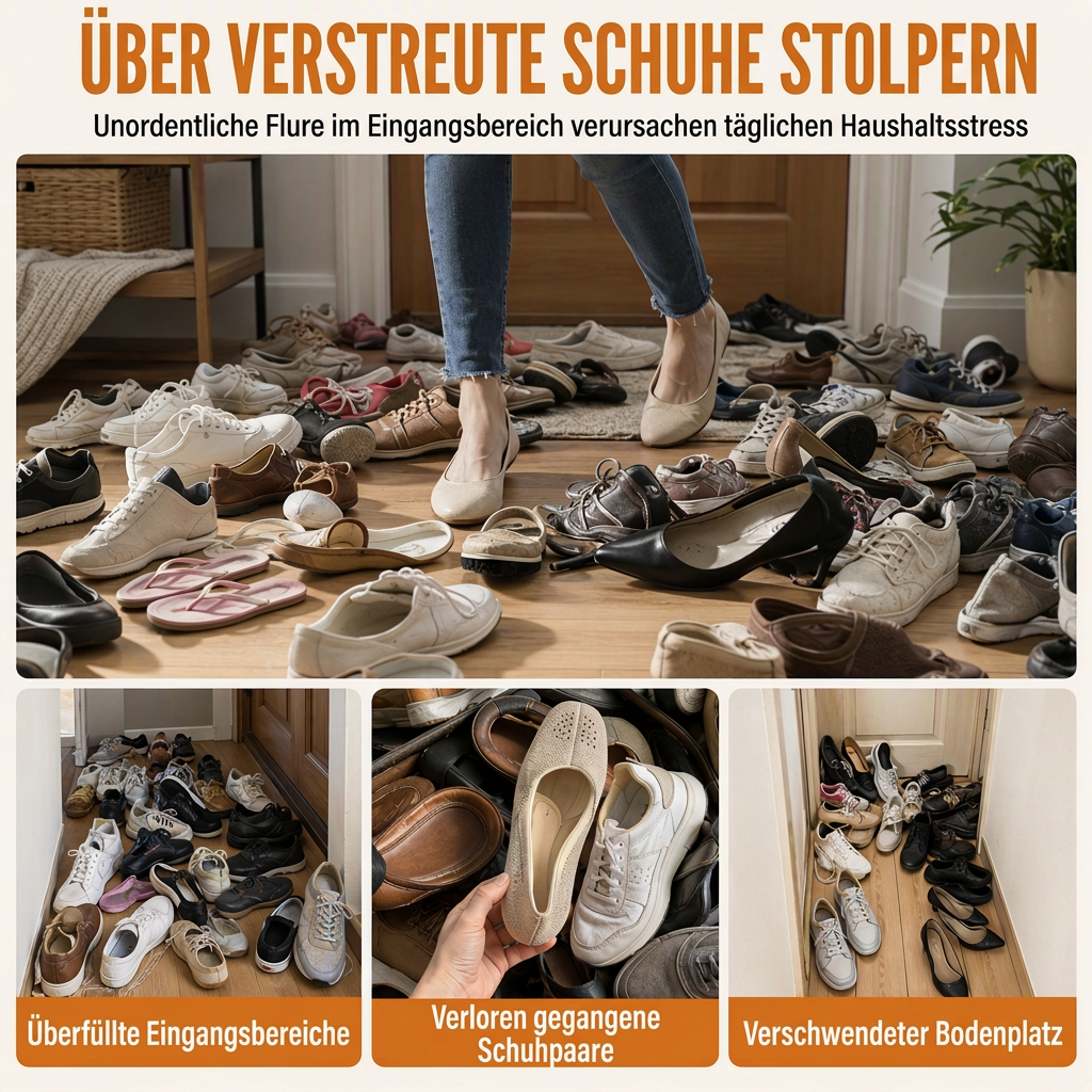 💥 50 % Rabatt! Tür-Organizer mit 20 Netztaschen – Platz für 20 Paar Schuhe, große Kapazität & platzsparende Aufbewahrung 👟🚪 Ohne Werkzeug aufhängbar, robustes Vliesgewebe, passt hinter Standardtüren