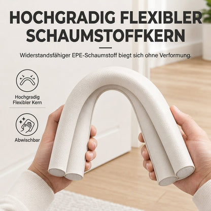 📢📢 Kaufe 1, erhalte 1 GRATIS!⏰Verschleißfester Leder-Türunterzug zum Selbermachen, winddicht und insektenschützend, Dichtungsstreifen für Schlafzimmertür unten