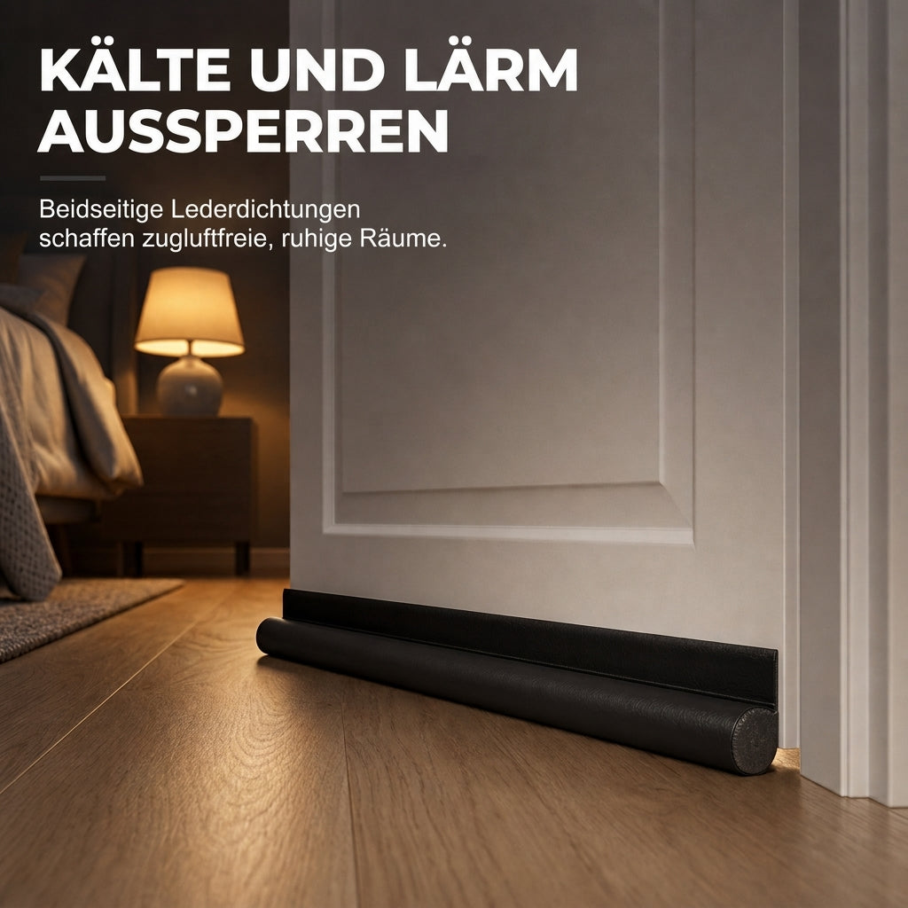 📢📢 Kaufe 1, erhalte 1 GRATIS!⏰Verschleißfester Leder-Türunterzug zum Selbermachen, winddicht und insektenschützend, Dichtungsstreifen für Schlafzimmertür unten