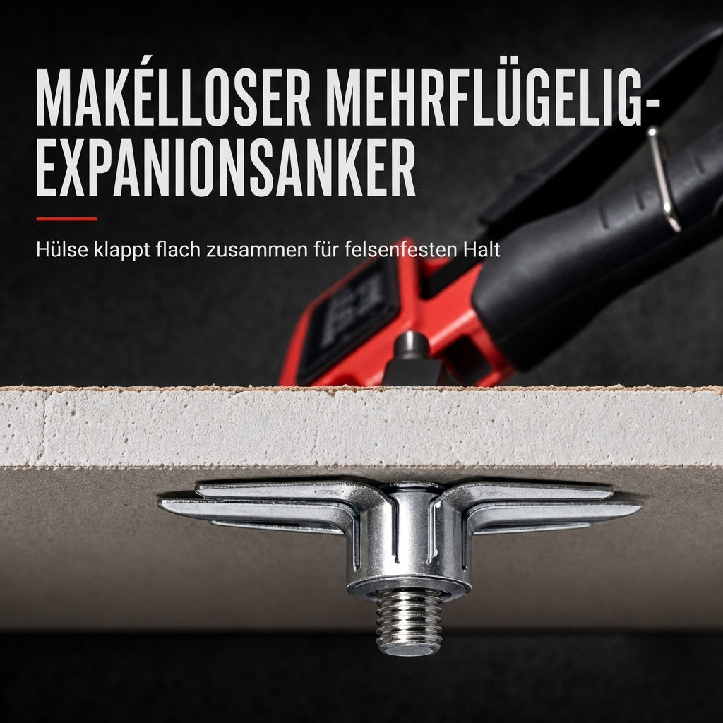 🔧 50% RABATT! ⚙️ Manuelle Nietmutternzange – Für M3–M8 Hohlwandanker ✨