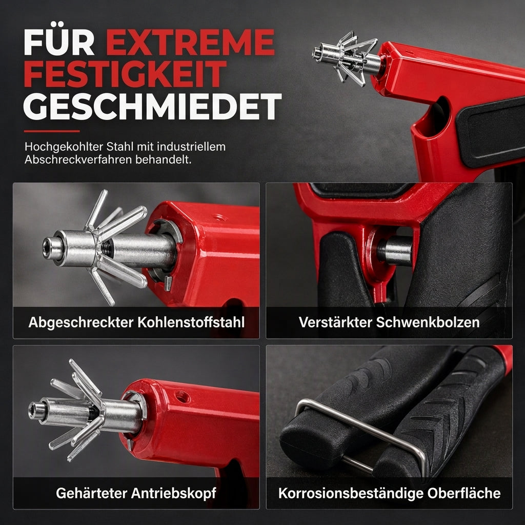 🔧 50% RABATT! ⚙️ Manuelle Nietmutternzange – Für M3–M8 Hohlwandanker ✨
