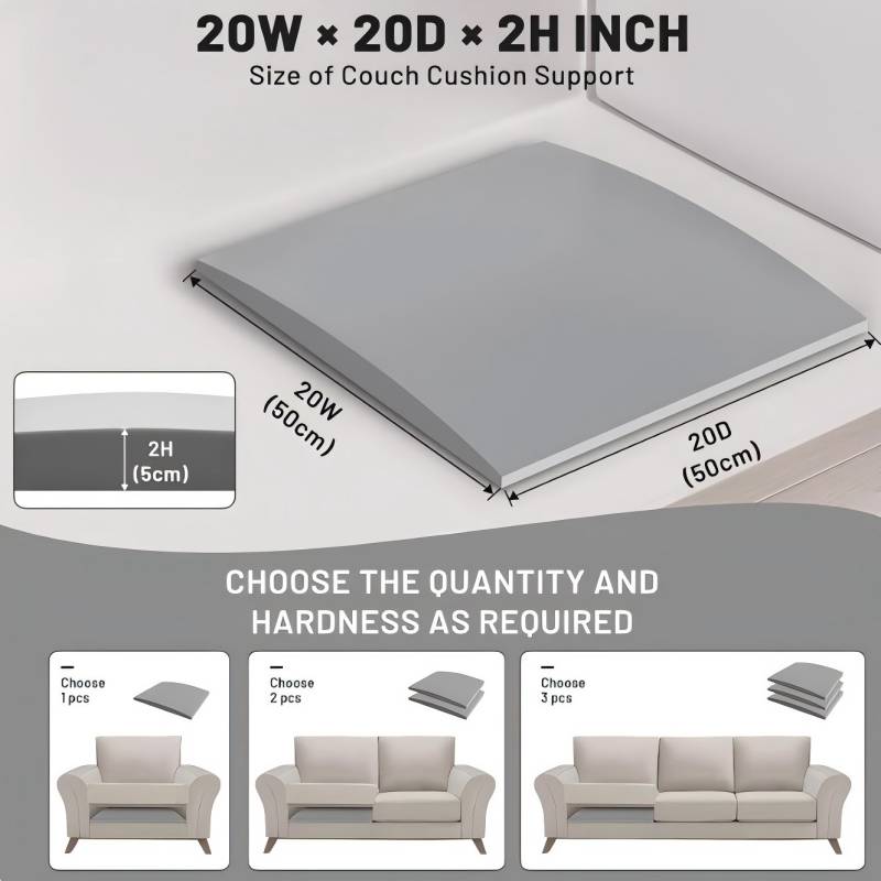 ✨ 50 % Rabatt ! Sofakissen-Stütze gegen Durchsitzen – Nie mehr einsinken, wie neu sitzen! 🛋️ Hebt Polster sofort an, flexibel zuschneidbar, fester 40D-Halt 💪
