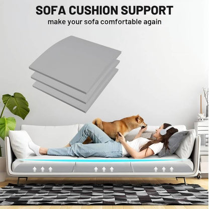 ✨ 50 % Rabatt ! Sofakissen-Stütze gegen Durchsitzen – Nie mehr einsinken, wie neu sitzen! 🛋️ Hebt Polster sofort an, flexibel zuschneidbar, fester 40D-Halt 💪
