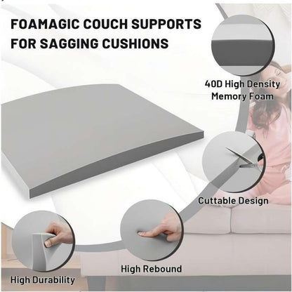 ✨ 50 % Rabatt ! Sofakissen-Stütze gegen Durchsitzen – Nie mehr einsinken, wie neu sitzen! 🛋️ Hebt Polster sofort an, flexibel zuschneidbar, fester 40D-Halt 💪