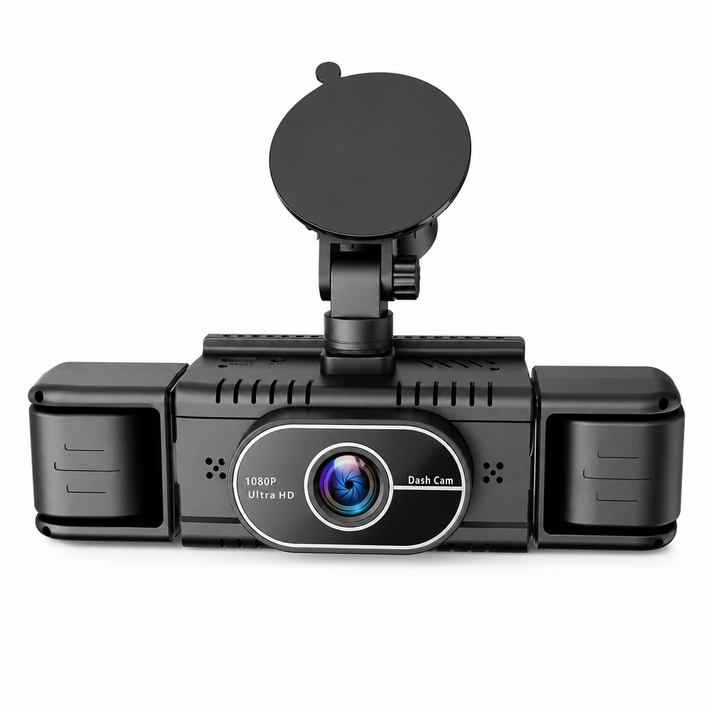 🚗 50% RABATT! 📹 F100 4-Linsen-Dashcam – 1080P HD, Nachtsicht & GPS ✨