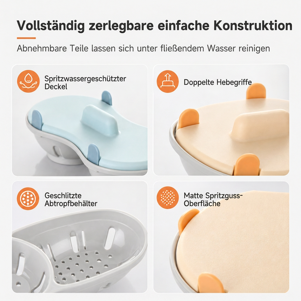 ✨Neu eingetroffen✨Eierdämpfer für die Mikrowelle mit zwei Fächern, Eierkochform für die Küche