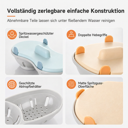 ✨Neu eingetroffen✨Eierdämpfer für die Mikrowelle mit zwei Fächern, Eierkochform für die Küche