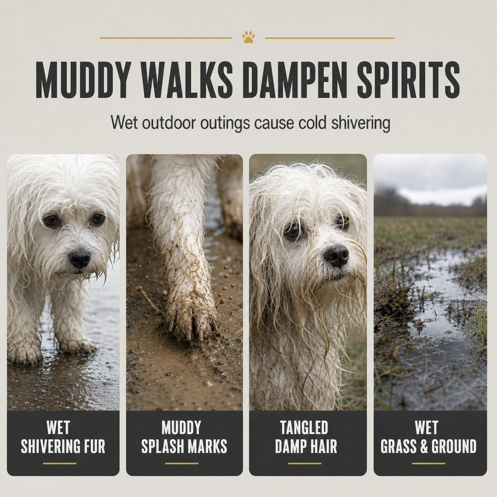 🌧️Hunde-Regenmantel Wasserdicht – Trocken bleiben, munter spazieren! 🐕 Vier-Bein-Schnitt, winddicht, mit Tasche & Gummibündchen