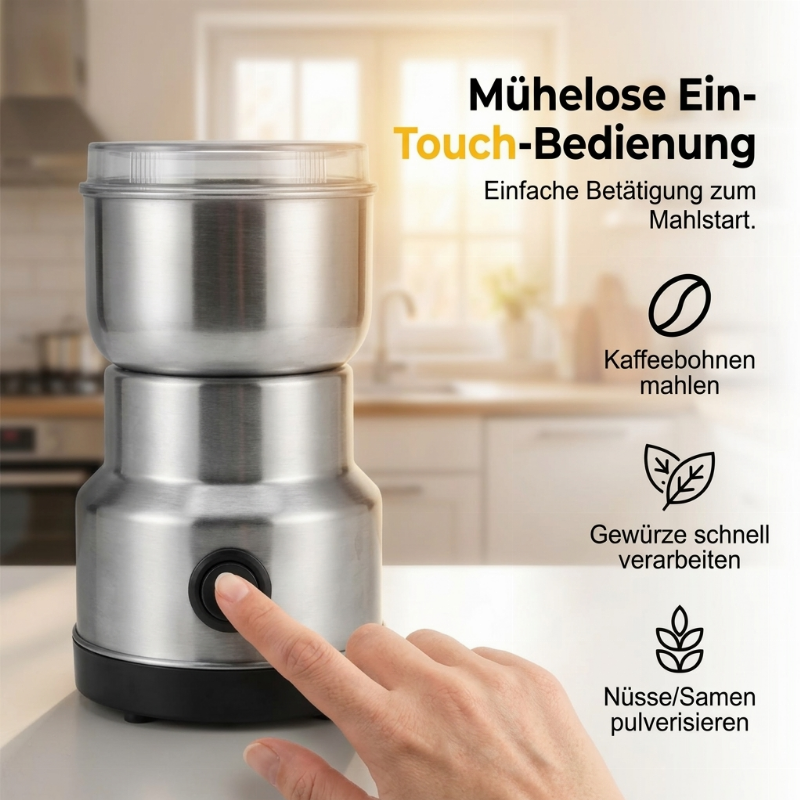 ⚙️ 50% RABATT! 🥣 Mehrzweck-Elektromühle – Edelstahl & vielseitig ✨