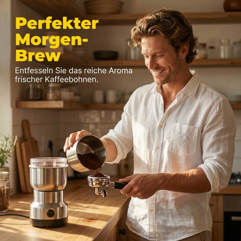 ⚙️ 50% RABATT! 🥣 Mehrzweck-Elektromühle – Edelstahl & vielseitig ✨