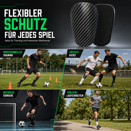 ⚽ Kaufe 1, erhalte 1 GRATIS! 🛡️ Mini Schienbeinschoner – Carbon-Optik & fürs Training ✨