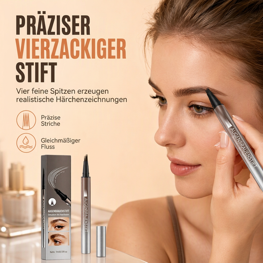 🔥 Kaufe 1, erhalte 1 GRATIS!💫 Flüssiger Augenbrauenstift 🖌️ Feine Pinselspitze für präzises Augenbrauen-Makeup