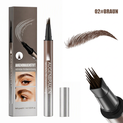 🔥 Kaufe 1, erhalte 1 GRATIS!💫 Flüssiger Augenbrauenstift 🖌️ Feine Pinselspitze für präzises Augenbrauen-Makeup