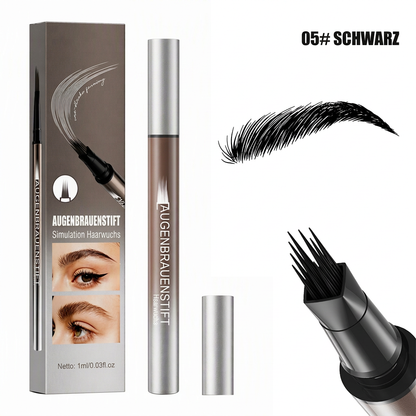 🔥 Kaufe 1, erhalte 1 GRATIS!💫 Flüssiger Augenbrauenstift 🖌️ Feine Pinselspitze für präzises Augenbrauen-Makeup