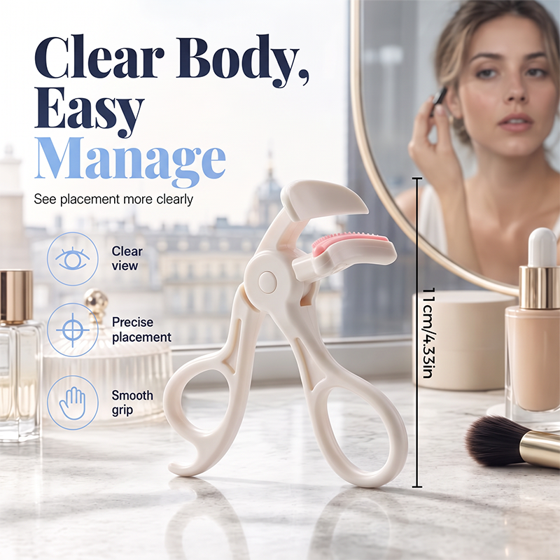 🔥 Kaufe 1, erhalte 1 GRATIS! ⏰Wimpernzange mit Kamm und breiter Wölbung