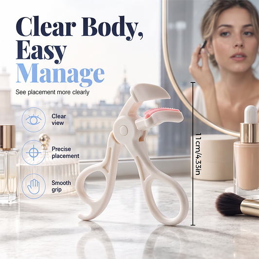 🔥 Kaufe 1, erhalte 1 GRATIS! ⏰Wimpernzange mit Kamm und breiter Wölbung