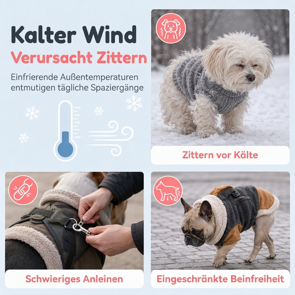 🐾Kaufe 1, erhalte 1 GRATIS!🧵Fleece‑gefütterte Haustierweste, süße Cartoon‑Stickerei für Hunde und Katzen🐕