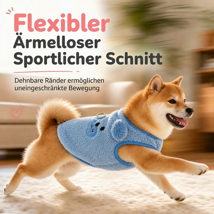 🐾Kaufe 1, erhalte 1 GRATIS!🧵Fleece‑gefütterte Haustierweste, süße Cartoon‑Stickerei für Hunde und Katzen🐕