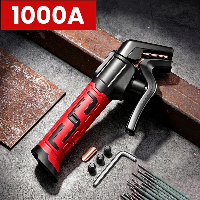 🔌50 % Rabatt⚡1000A Schwerlast‑Schweißelektrodenhalter, stabiler Halter für professionelle Schweißaufgaben🔧