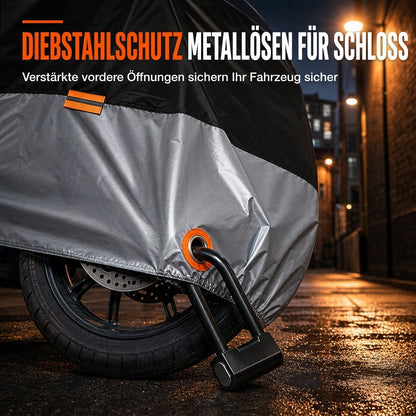 🏍️ 50 % Rabatt ! Wasserdichte Motorradabdeckung – Sicherer Schutz vor Wind & Wetter! 🛡️ Schlossösen gegen Diebstahl, sturmfest & reflektierend ⚡
