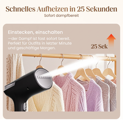 📢📢50% RABATT !!⏰Leistungsstarker Handdampfglätter für Kleidung