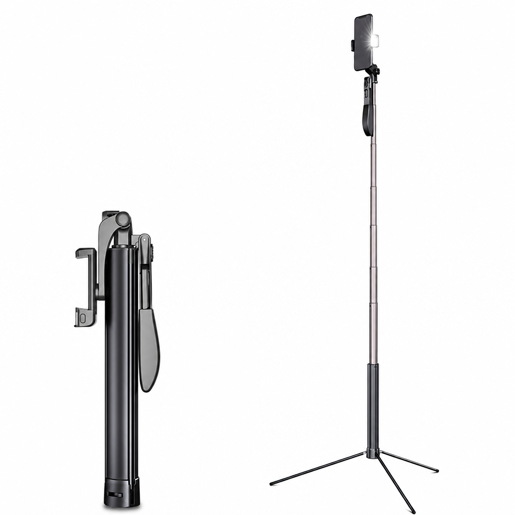 🤳 50 % Rabatt ! Selfie-Stick Stativ mit Gimbal – Kein Wackeln, kinoreife Videos! 🎬 Bis 1,6 m ausziehbar, Anti-Shake-Griff, Bluetooth-Fernauslöser